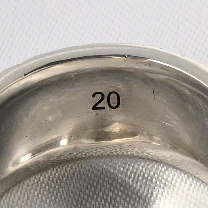 【研磨済】美品 GUCCI キャットヘッド リング 指輪 サイズ20 シルバー Ag925 グッチ