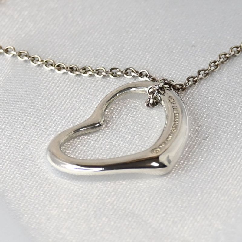 【新品仕上げ】TIFFANY&Co. オープンハート ネックレス 40cmチェーン ティファニー ペレッティ シルバー925  Open Heart