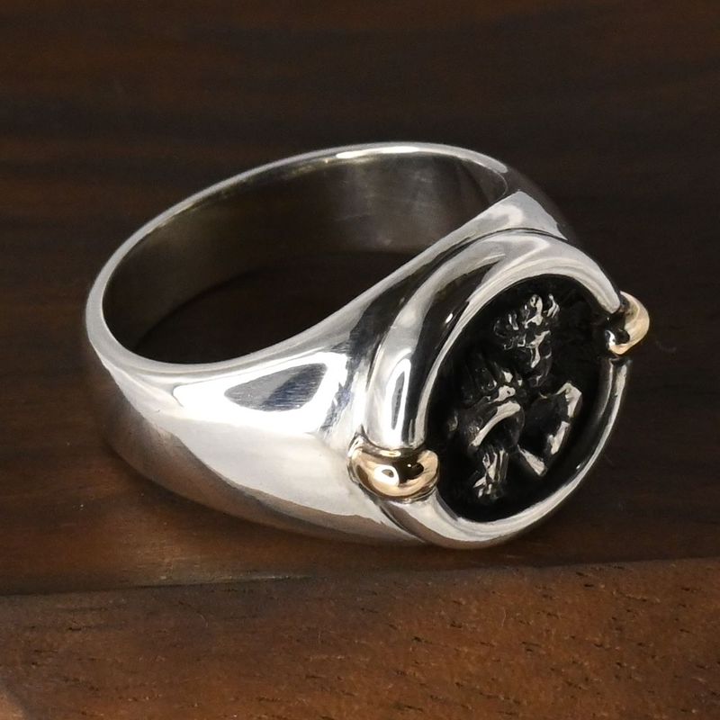 【新品仕上げ】STAR JEWELRY silver925 k14 リング 11号 水瓶座 スタージュエリー