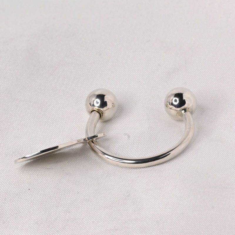 【新品仕上げ】美品 TIFFANY&Co. キーリング キーホルダー スターリングシルバー