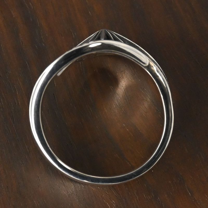 【研磨済】SAAD アラベスク サンシンボル リング 21号 R-64-S シルバー925 太陽神 唐草