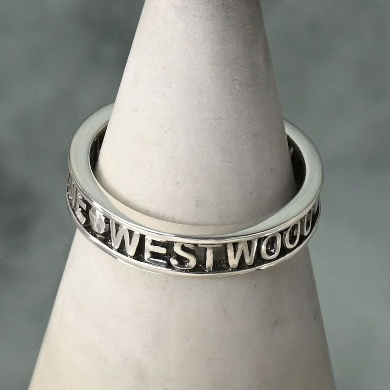 【研磨済】Vivienne Westwood シルバー リング サイズXS 9.5号 ヴィヴィアンウエストウッド 指輪