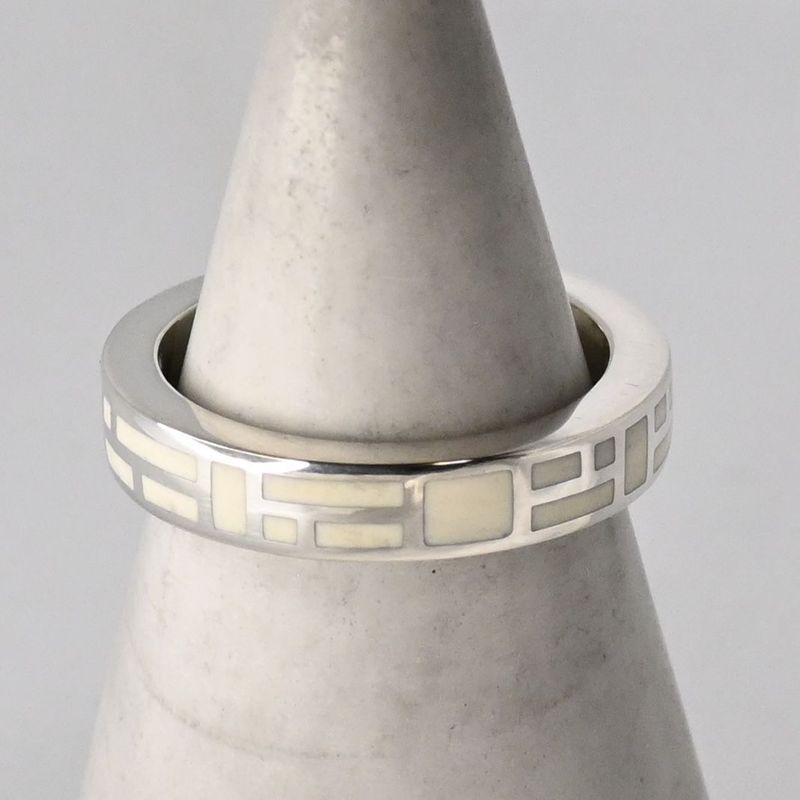 【研磨済】Velvet Lounge メイジー リング ホワイト 11号 v-vlr002-we 指輪 シルバー925 ヴェルヴェットラウンジ