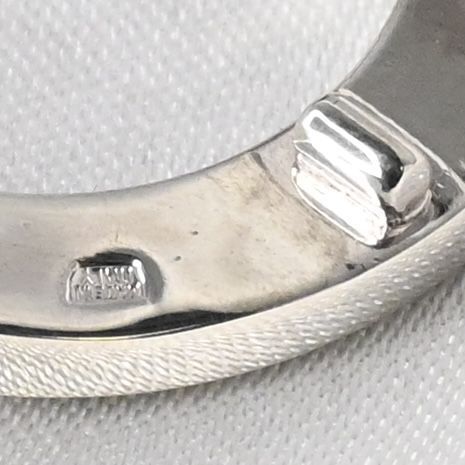 【研磨済】Tiffany&Co.  ハート キーリング キーホルダー スターリングシルバー