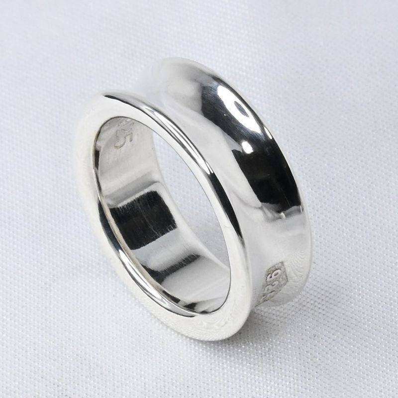 【研磨済】TIFFANY＆Co. ナロー リング 8号 ティファニー 指輪