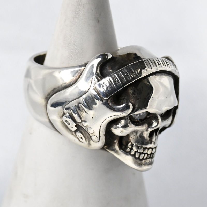 【新品仕上げ】 JUSTIN DAVIS F.BENDER スカル リング 10号 ジャスティンデイビス SRJ551 指輪 silver925