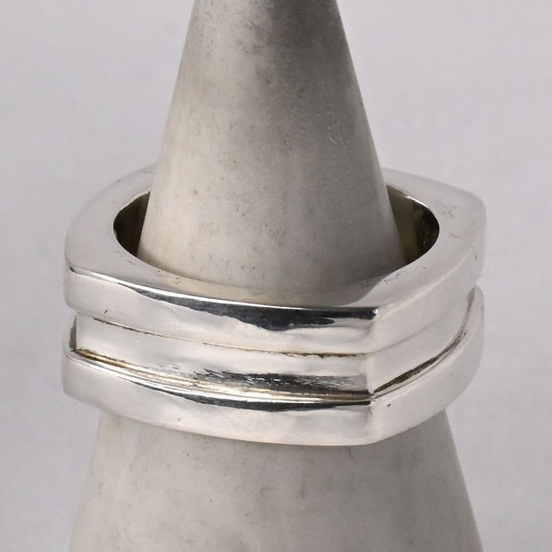 【研磨済】GUCCI シルバー リング 13号 指輪 Ag925