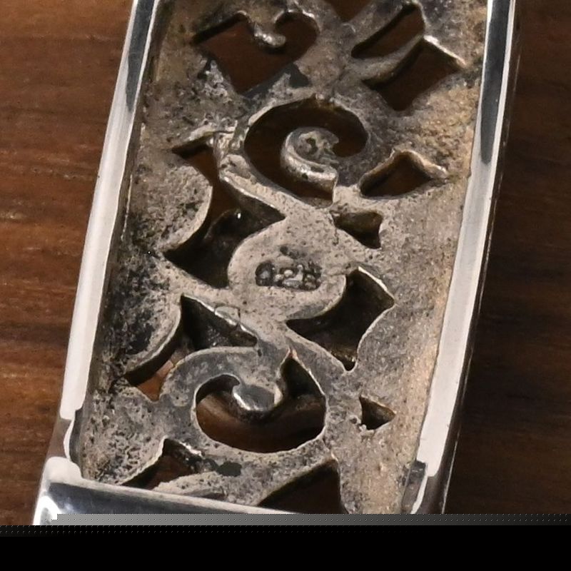 【研磨済】SAAD ハイビスカス  ペンダントトップ シルバー925 ネックレスチャーム