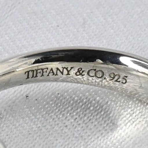 【研磨済】TIFFANY＆Co. ビーン リング 8号 ティファニー 指輪 シルバー925