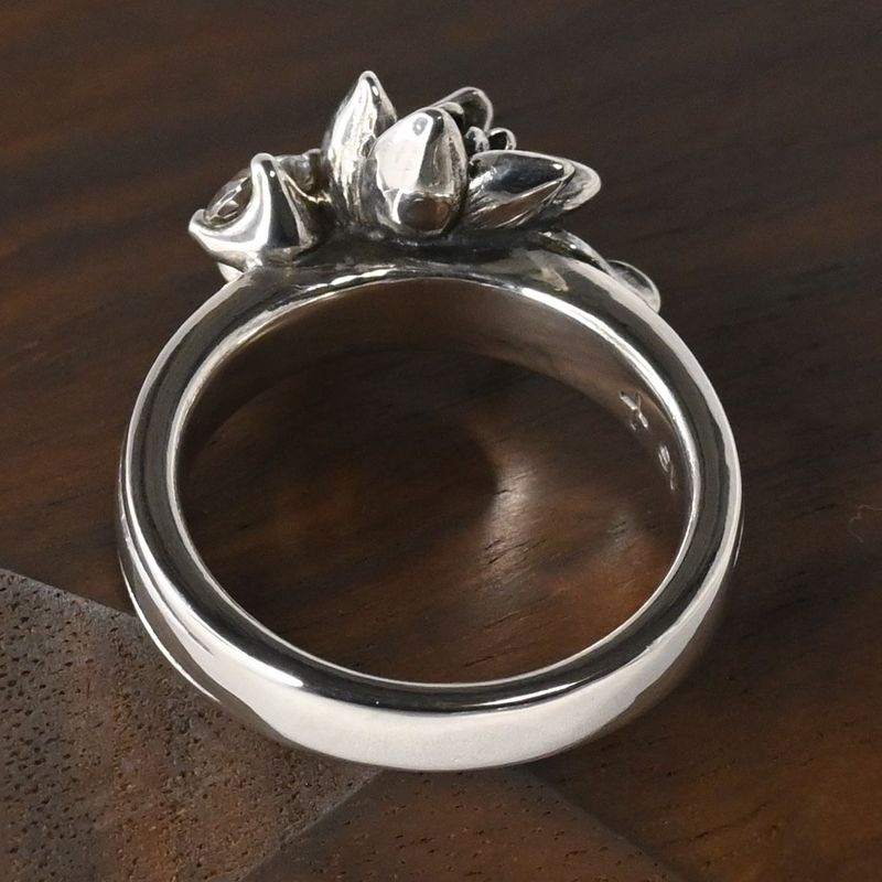 【研磨済】KONRON シュアハピネス リング 9号 KRR0448-Cz 指輪 コンロン