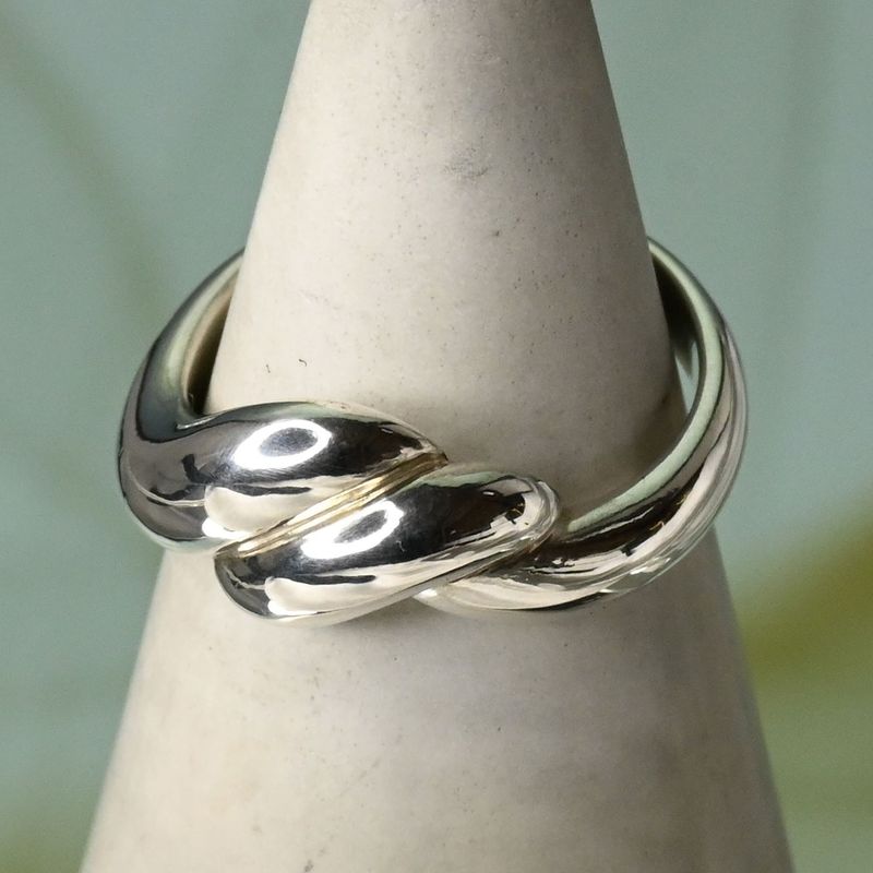 【研磨済】STAR JEWELRY シルバー リング 指輪 11.5号 シルバー925