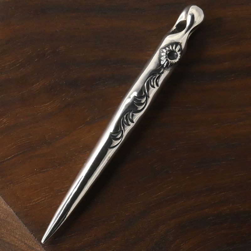 【研磨済】 ARIZONA FREEDOM ネイルトップ シルバー 太陽神 唐草 silver 925 チャーム