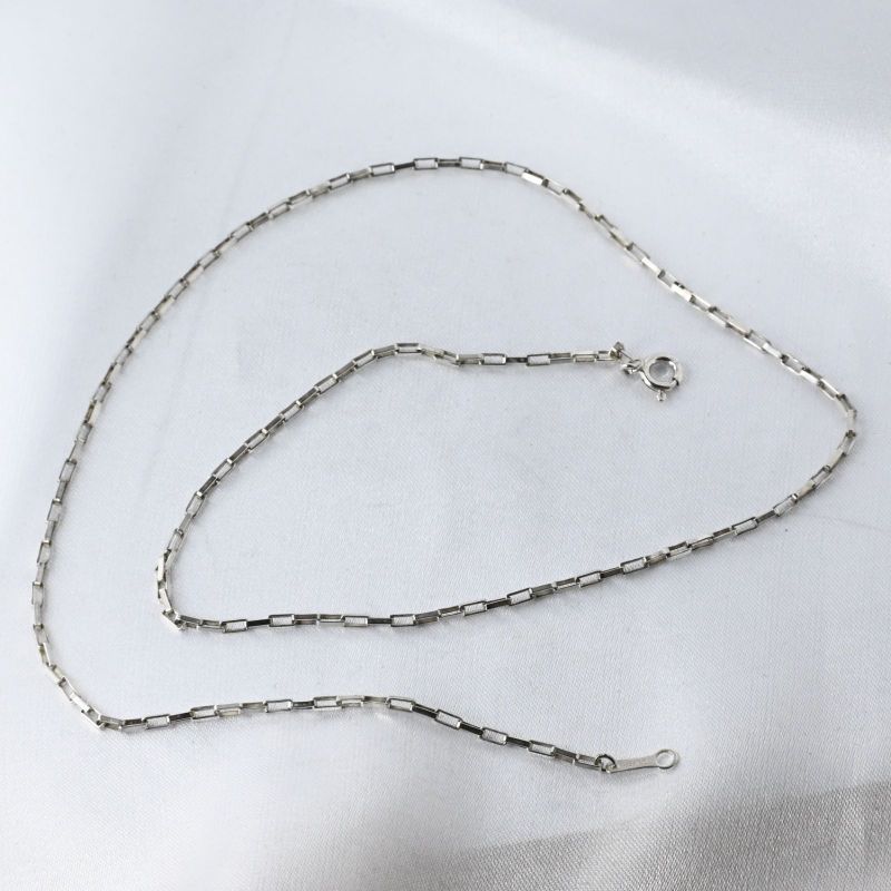 【研磨済】シルバー925 チェーン ネックレス 50cm