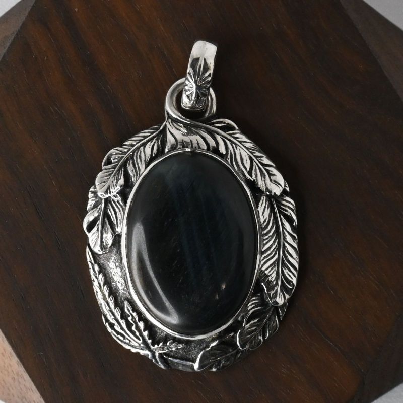 【研磨済】SAAD ペンダントトップ 太陽神 唐草 シルバー925  ネックレスチャーム