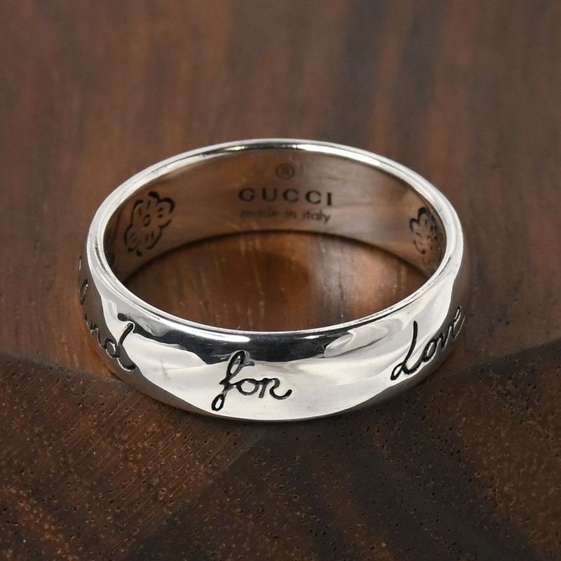 【新品仕上げ】美品 GUCCI Blind for Love リング 指輪 サイズ10 Ag925 グッチ