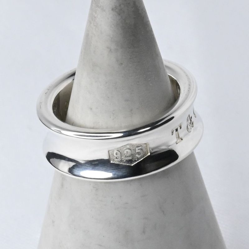 【研磨済】TIFFANY＆Co. ナロー リング 8号 ティファニー 指輪