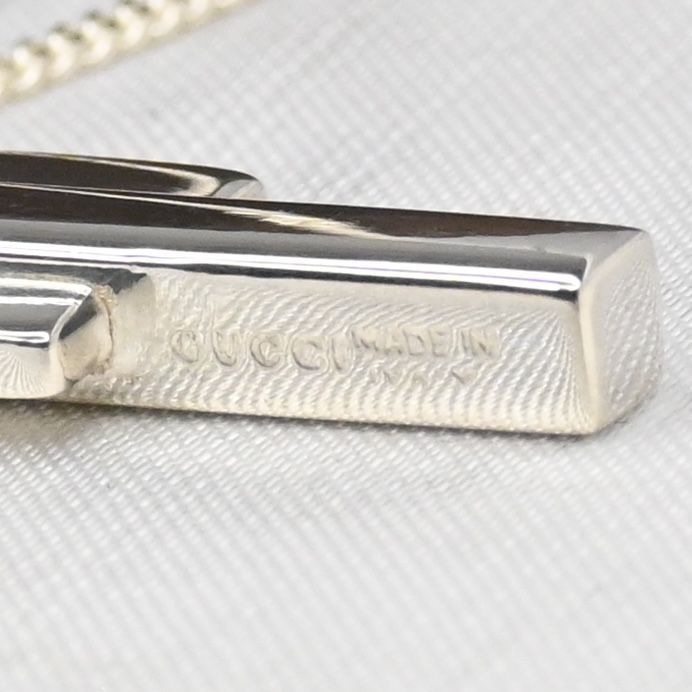 【研磨済】GUCCI セパレートクロス ネックレス 長さ40cm Ag925 グッチ