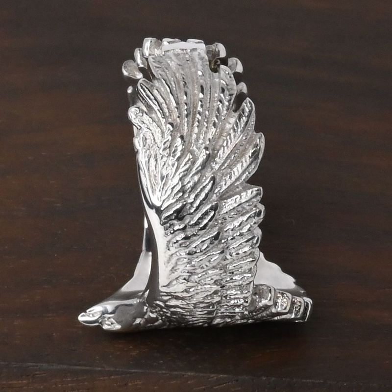 【研磨済】SAAD イーグル リング 14.5号 シルバー925 指輪 サード