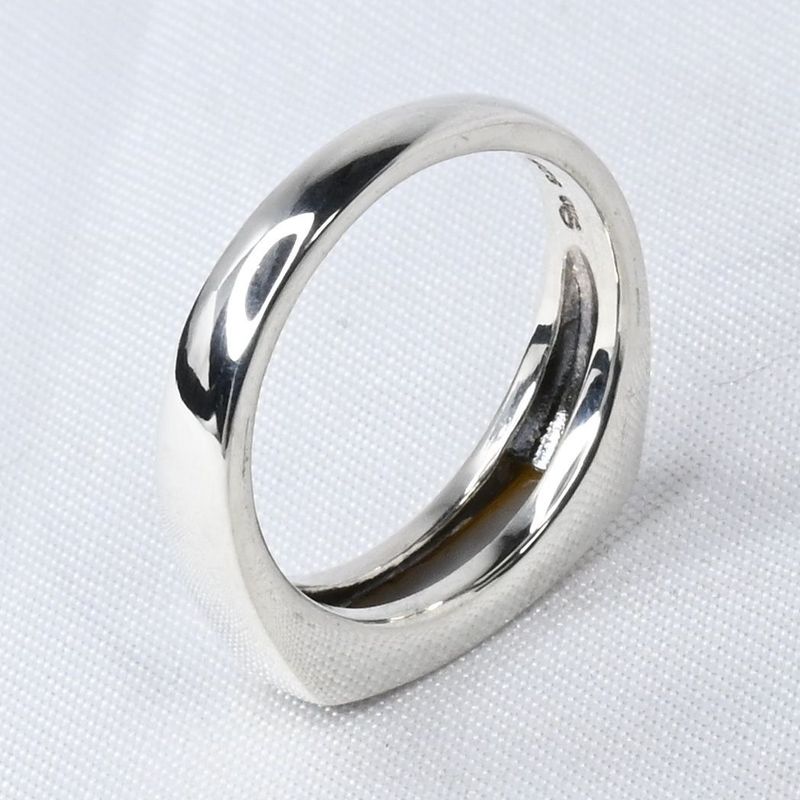 【研磨済】STAR JEWELRY シェル リング 指輪 10号 シルバー925 美品