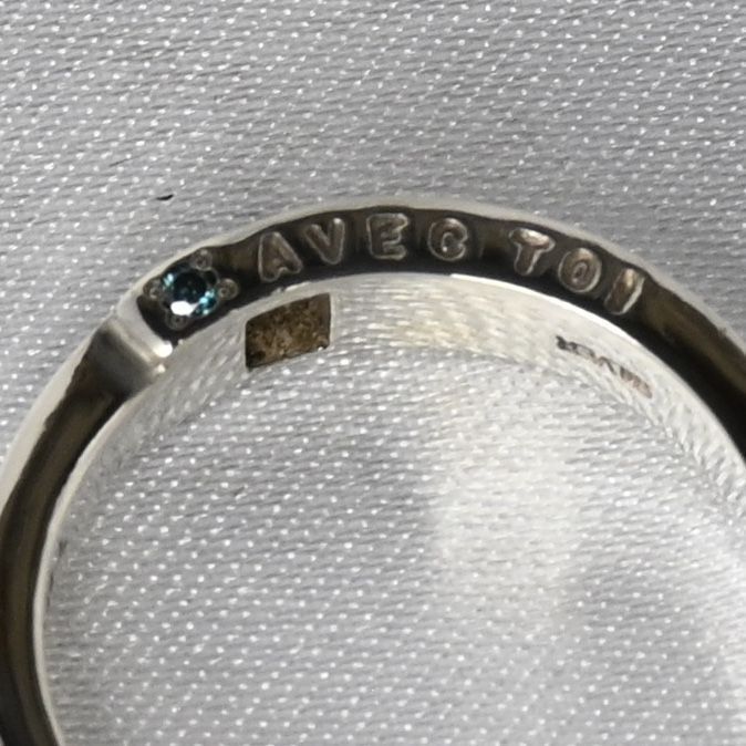 【研磨済】THE KISS リング 指輪 SILVER 15号