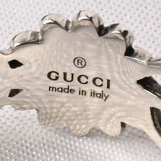 【研磨済】GUCCI ダブルG マザー・オブ・パール リング 14.5号 美品