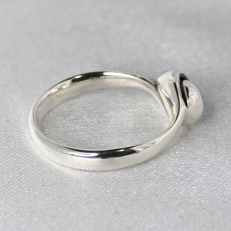 【新品仕上げ】美品 4℃ ヨンドシー リング 指輪 シルバー925 8号