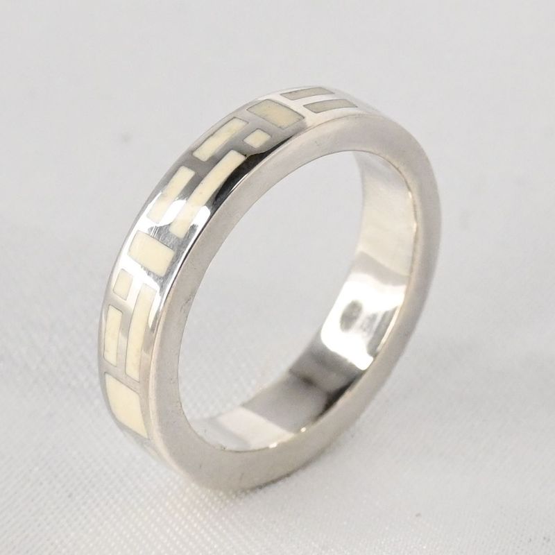 【研磨済】Velvet Lounge メイジー リング ホワイト 11号 v-vlr002-we 指輪 シルバー925 ヴェルヴェットラウンジ