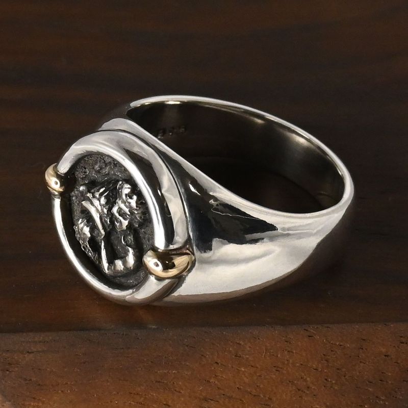 【新品仕上げ】STAR JEWELRY silver925 k14 リング 11号 水瓶座 スタージュエリー