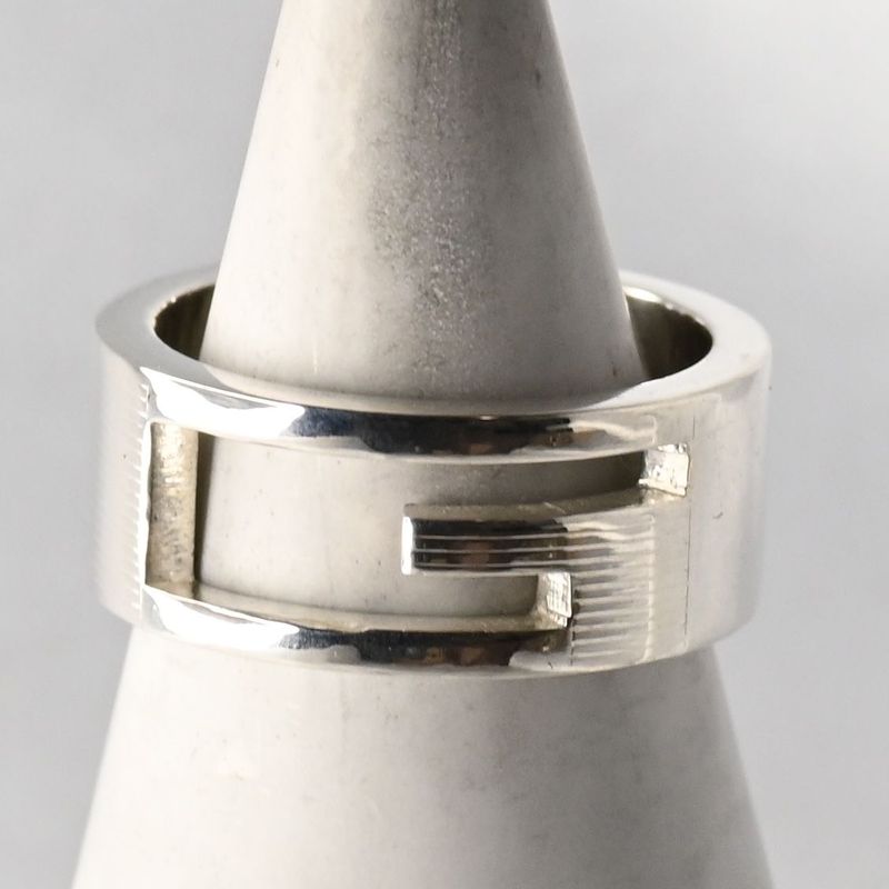 【研磨済】GUCCI ブランデッドG リング 9.5号 グッチ 指輪