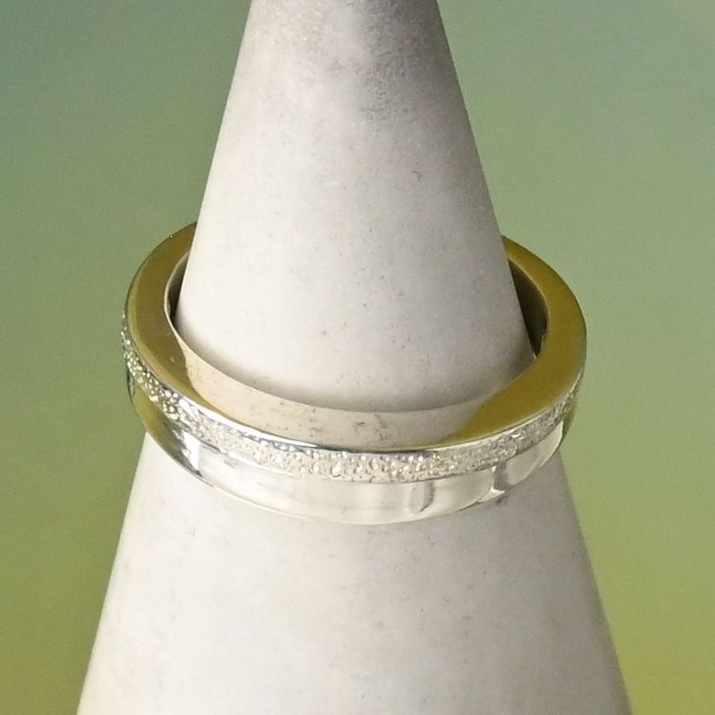 【研磨済】STAR JEWELRY シルバー リング 指輪 4号 シルバー925