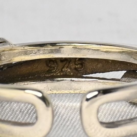 【研磨済】 GUCCI シルバー リング Ag925 14号 グッチ