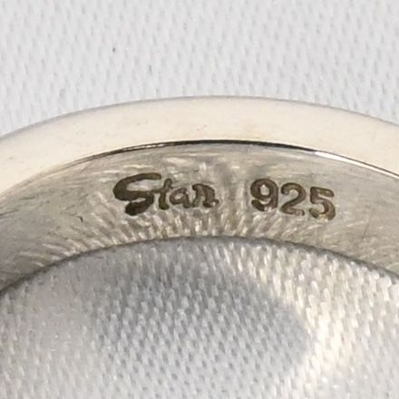 【研磨済】STAR JEWELRY silver925 リング 8号 スタージュエリー