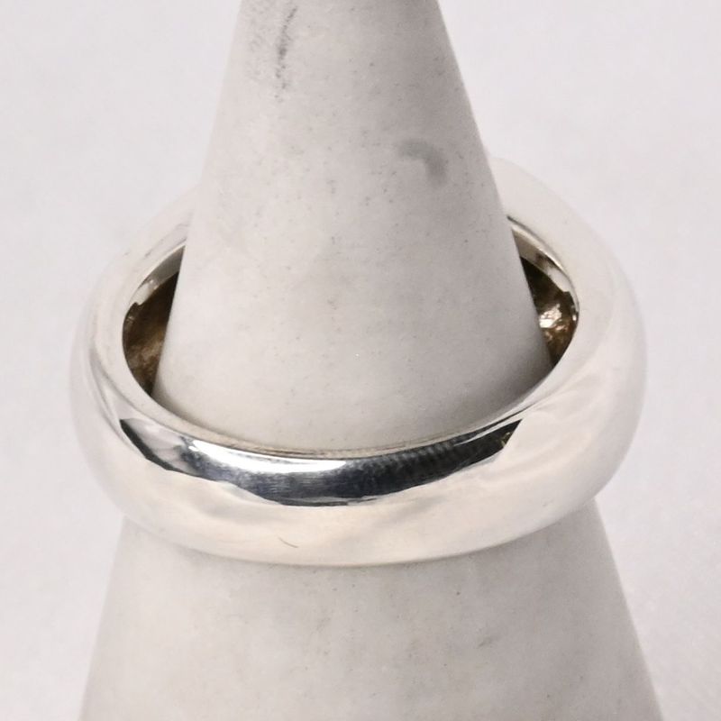 【研磨済】STAR JEWELRY クリアストーン リング 指輪 11号 シルバー925 美品