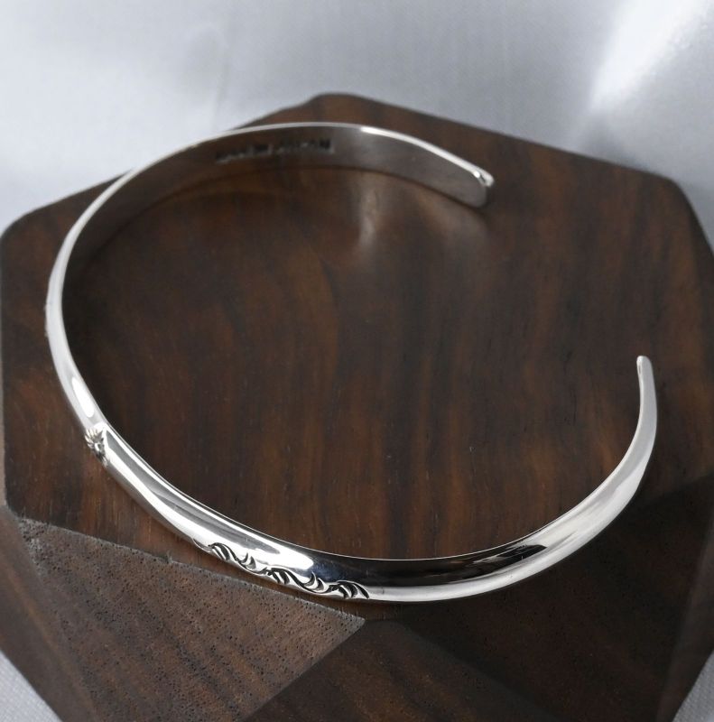 【研磨済】 ARIZONA FREEDOM バングル 唐草 太陽神 B-2b シルバー925