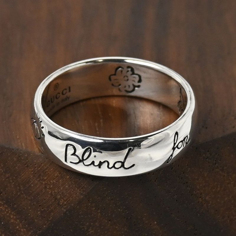 【新品仕上げ】美品 GUCCI Blind for Love リング 指輪 サイズ10 Ag925 グッチ