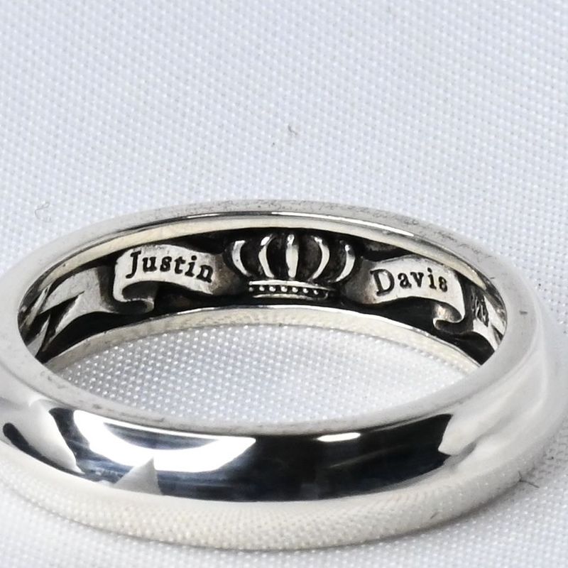 【研磨済】 JUSTIN DAVIS JUSTIN DAVIS CONNECTED HEARTS リング 13号 ジャスティンデイビス SRJ467 指輪