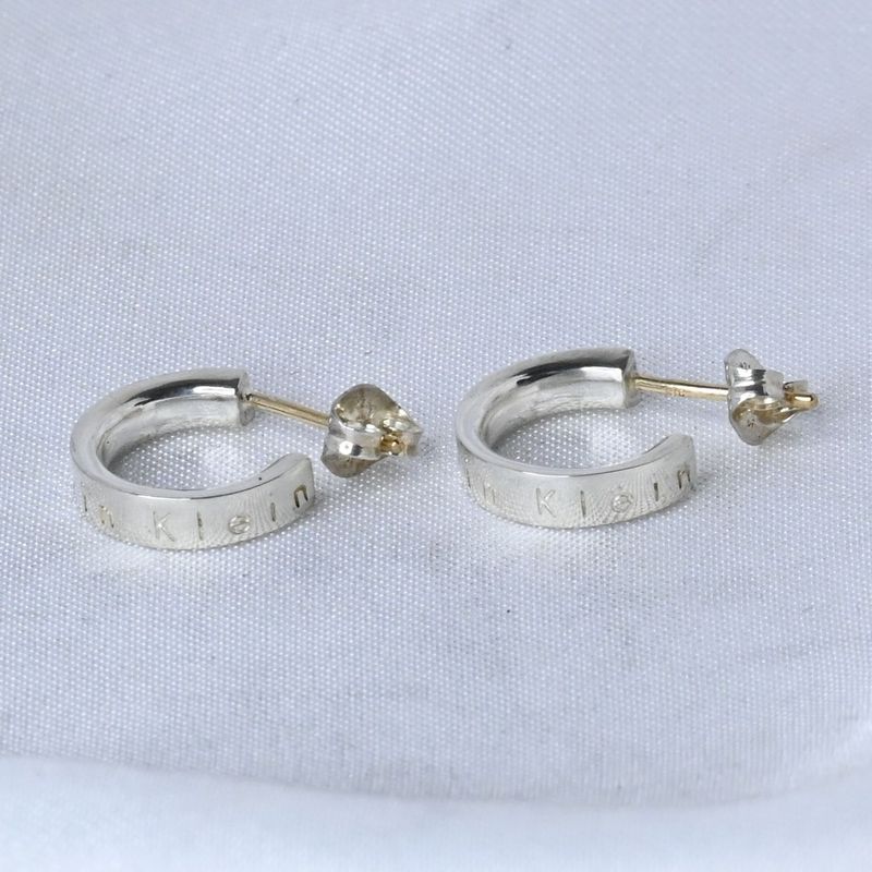 【研磨済】Calvin Klein シルバー ピアス 両耳用 ペア silver925 カルバン クライン