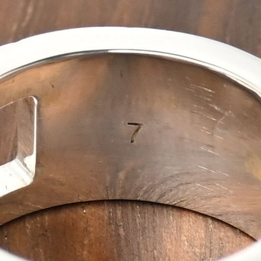 【新品仕上げ】美品 GUCCI ブランデッド カットアウトG 7号 グッチ ピンキーリング