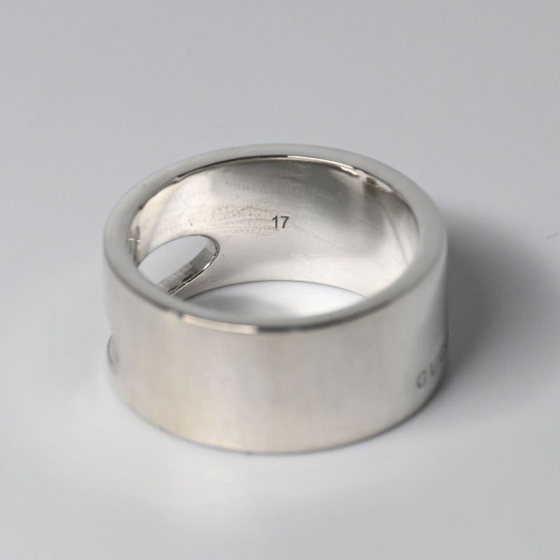 【新品仕上げ】美品 90’s オールドグッチ GUCCI  リング 指輪 16号 SV925 Ag925