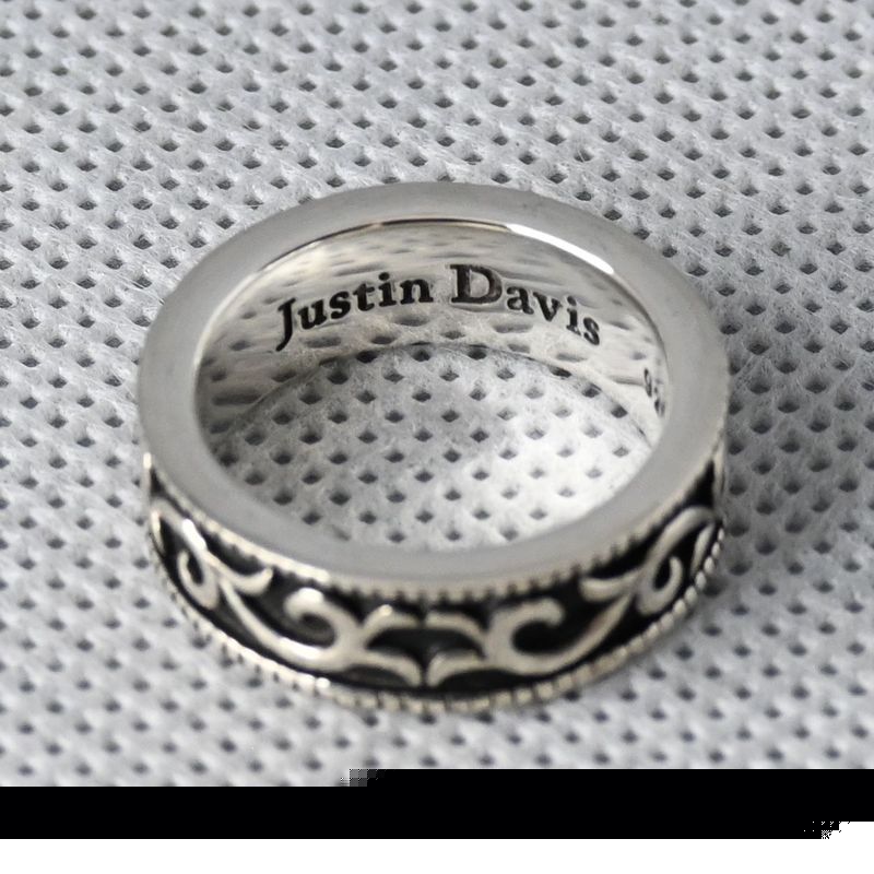 美品 Justin Davis ETERNAL LOVE リング 指輪 9号 ジャスティンデイビス