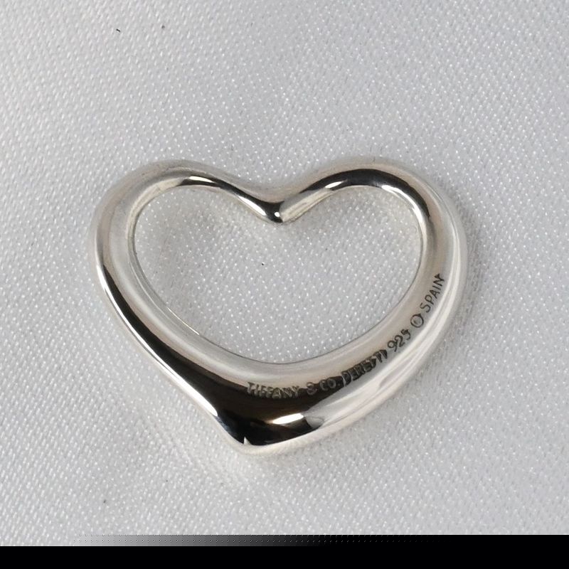 【研磨済】TIFFANY&Co. オープンハート トップのみ ティファニー ペレッティ シルバー925  Open Heart