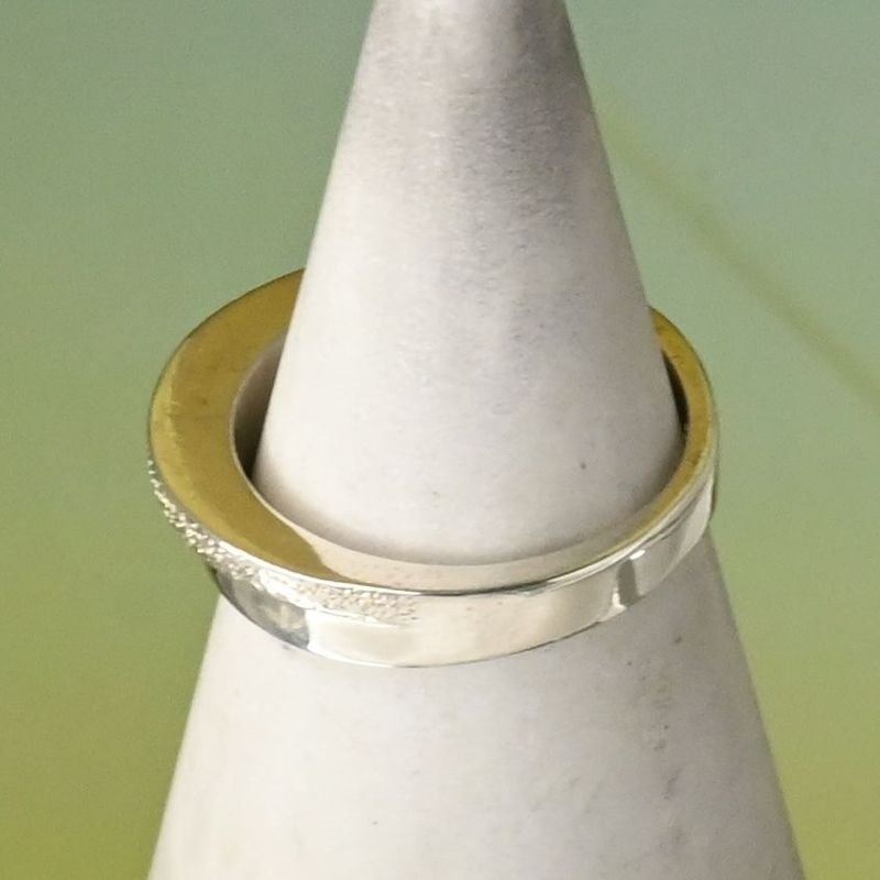 【研磨済】STAR JEWELRY シルバー リング 指輪 4号 シルバー925