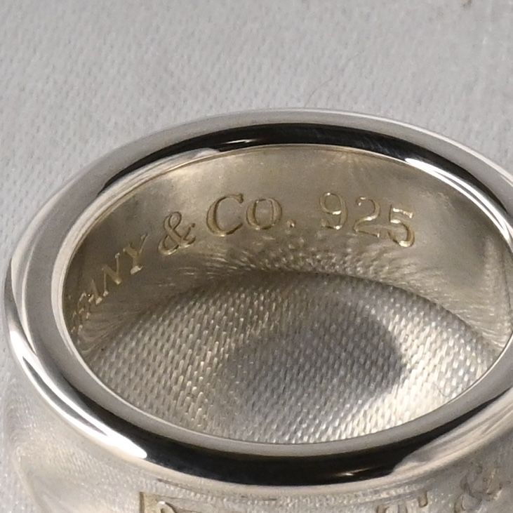 【研磨済】TIFFANY＆Co. ナロー リング 10号 ティファニー 指輪