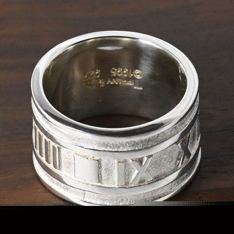 【新品仕上げ】TIFFANY＆Co. ワイド アトラス リング 9号 ティファニー 指輪