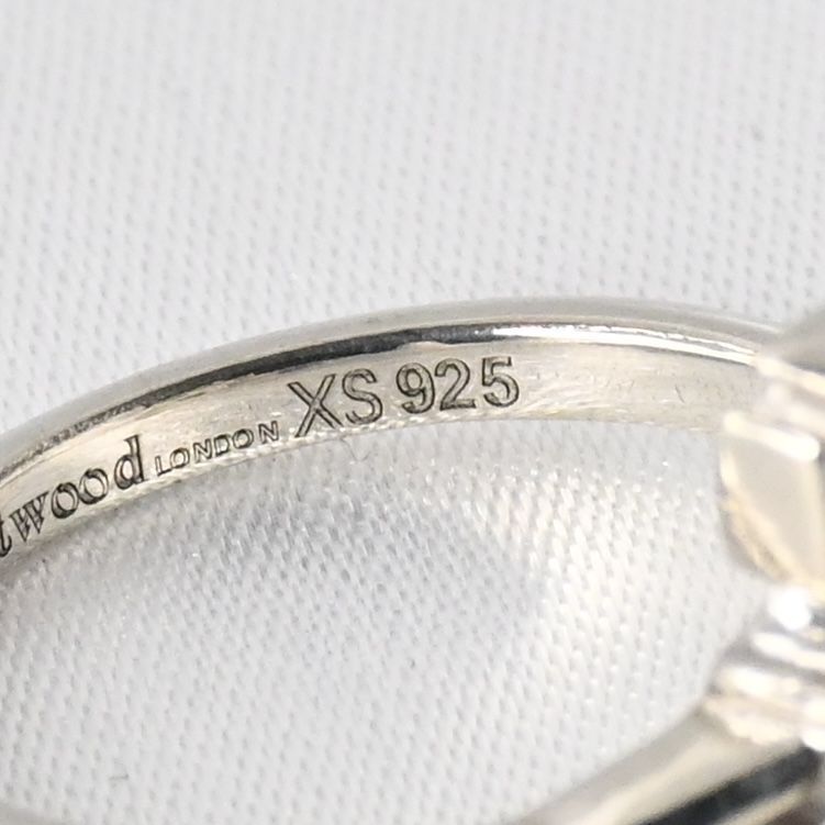 【研磨済】Vivienne Westwood REINA PETITE リング SILVER サイズXS ヴィヴィアンウエストウッド レイナ 指輪