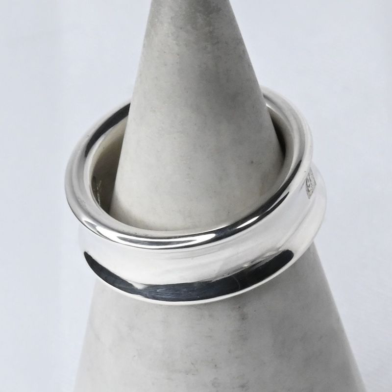 【研磨済】TIFFANY＆Co. ナロー リング 8号 ティファニー 指輪