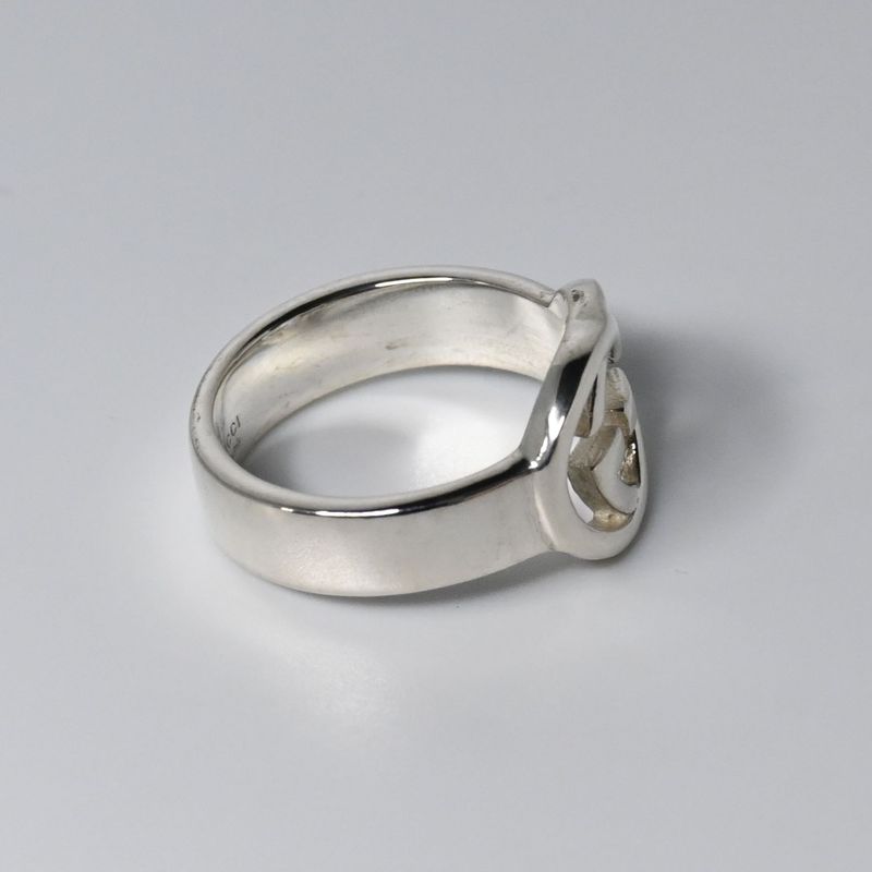 美品 GUCCI グッチ インターロッキングG リング 指輪 サイズ10 シルバー925 Ag925