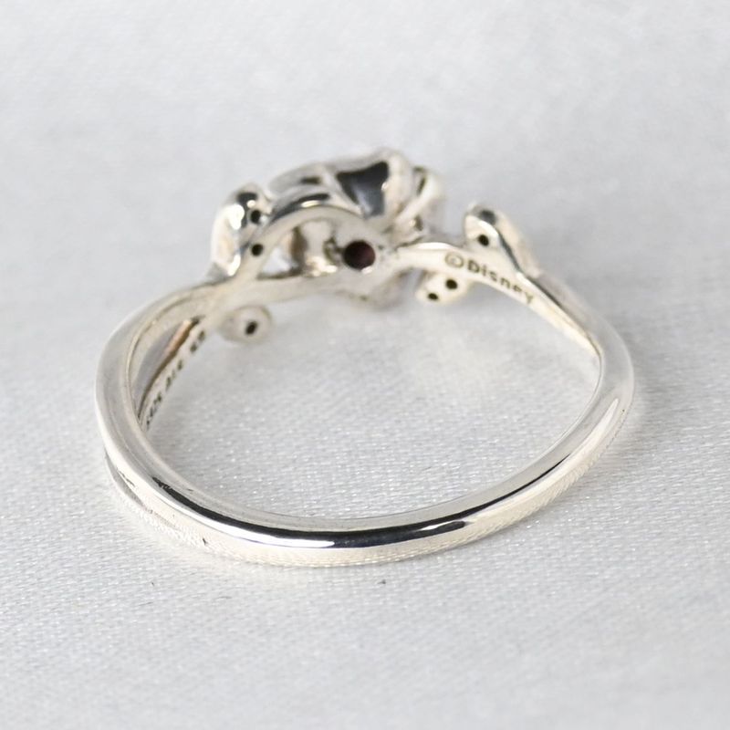 【新品仕上げ】美品 Disney 美女と野獣 PANDRA ローズ リング 指輪 シルバー925 11号 ディズニー