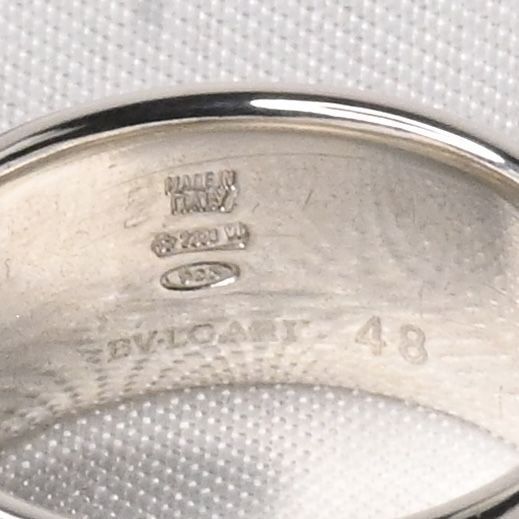【研磨済】BVLGARI リング Save the Children #48 7号 SV925 ブルガリ