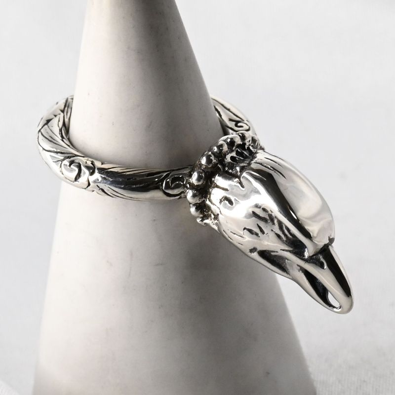 【新品仕上げ】美品 GUCCI ANGER FOREST イーグルヘッド リング 指輪 サイズ10 シルバー Ag925 グッチ